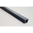 ENGITECHS - PR1041 PROFILE SAILLIE D'UNE LONGUEUR DE 1CM NOIR + DIFFUSEUR