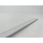 ENGITECHS - PR1045 PROFIL ALU EN SAILLIE, 2M, GRIS + DIFFUSEUR