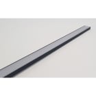 ENGITECHS - PR1045 PROFIL ALU EN SAILLIE, 2M, NOIR + DIFFUSEUR