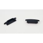 ENGITECHS - PR1046 BOUCHON DE FINITION EN MATIERE PLASTIQUES NOIR VENDU PAR LOT DE 2
