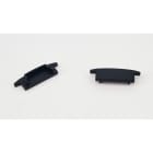 ENGITECHS - PR1046 BOUCHON DE FINITION EN MATIERE PLASTIQUES NOIR VENDU PAR LOT DE 2