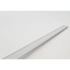 ENGITECHS - PR1046 PROFIL ALU ENCASTRE, 2M, GRIS + DIFFUSEUR