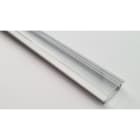 ENGITECHS - PR1046 PROFIL ALU ENCASTRE, 2M, GRIS + DIFFUSEUR