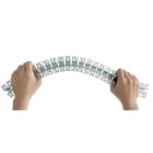 ENGITECHS - PR1047 PROFILE ALUMINIUM PLACO CINTRABLE GRIS 2M SANS DIFFUSEUR