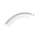 ENGITECHS - PR1048 PROFILE ALUMINIUM PLACO CINTRABLE GRIS 1CM AVEC DIFFUSEUR OPALE