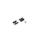 ENGITECHS - PR2000 CLIPS DE FIXATION INOX NOIR VENDU PAR LOT DE 2