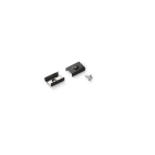 ENGITECHS - PR2000 CLIPS DE FIXATION INOX NOIR VENDU PAR LOT DE 2