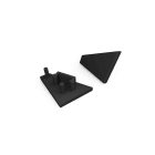 ENGITECHS - PR2001 BOUCHON DE FINITION EN MATIERE PLASTIQUE NOIR VENDU PAR LOT DE 2
