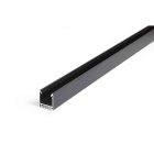 ENGITECHS - PR2003FN PROFIL ALUMINIUM SAILLIE NOIR 1CM + CAPOT NOIR