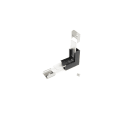 ENGITECHS - PR2004 CONNECTEUR D'ANGLE 90 DEGRES INTERIEUR NOIR VENDU A L'UNITE