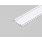 ENGITECHS - PR2005C PROFIL ALUMINIUM CINTRABLE BLANC 2M + CAPOT