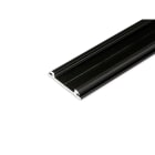ENGITECHS - PR2005C PROFIL ALUMINIUM CINTRABLE NOIR 3M + CAPOT