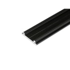 ENGITECHS - PR2005CN PROFIL ALUMINIUM CINTRABLE NOIR 2M + CAPOT NOIR