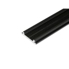 ENGITECHS - PR2005D PROFIL ALUMINIUM CINTRABLE NOIR 2M + CAPOT