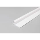 ENGITECHS - PR2006C PROFIL ALUMINIUM CORNICHE BLANC 1CM + CAPOT