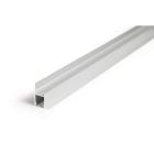 ENGITECHS - PR2007C PROFIL ALU PLAQUO GRIS 2M + CAPOT