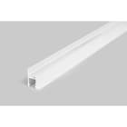 ENGITECHS - PR2007C PROFIL ALU PLAQUO BLANC 1CM + CAPOT