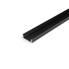 ENGITECHS - PR2008G PROFIL ALUMINIUM SAILLIE NOIR 1CM + CAPOT