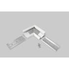 ENGITECHS - PR2009 CONNECTEUR D'ANGLE 90 DEGRES BLANC VENDU A L'UNITE