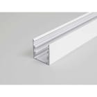 ENGITECHS - PR2010C10 PROFIL ALUMINIUM SAILLIE BLANC 1CM + CAPOT