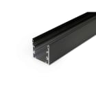 ENGITECHS - PR2010C10 PROFIL ALUMINIUM SAILLIE NOIR 2M + CAPOT