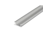 ENGITECHS - PR2012J PROFIL ALUMINIUM ENCASTRE GRIS 1CM + CAPOT