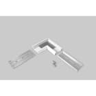 ENGITECHS - PR2013 CONNECTEUR D'ANGLE 90 DEGRES BLANC VENDU A L'UNITE