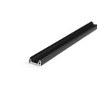 ENGITECHS - PR2015CN PROFIL ALUMINIUM SAILLIE NOIR 1CM + CAPOT NOIR