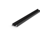 ENGITECHS - PR2015CN PROFIL ALUMINIUM SAILLIE NOIR 2M + CAPOT NOIR
