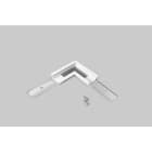 ENGITECHS - PR2016 CONNECTEUR D'ANGLE 90 DEGRES HAUT BLANC VENDU A L'UNITE
