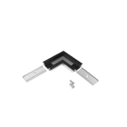 ENGITECHS - PR2016 CONNECTEUR D'ANGLE 90 DEGRES HAUT NOIR VENDU A L'UNITE