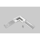 ENGITECHS - PR2017 CONNECTEUR D'ANGLE 90 DEGRES HAUT BLANC VENDU A L'UNITE