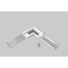 ENGITECHS - PR2017 CONNECTEUR D'ANGLE 90 DEGRES HAUT BLANC VENDU A L'UNITE