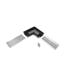 ENGITECHS - PR2017 CONNECTEUR D'ANGLE 90 DEGRES HAUT NOIR VENDU A L'UNITE