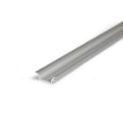 ENGITECHS - PR2017F PROFIL ALUMINIUM ENCASTRE GRIS 2M + CAPOT