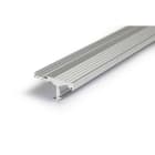 ENGITECHS - PR2018C PROFIL ALUMINIUM NEZ DE MARCHE GRIS 2M + CAPOT