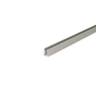 ENGITECHS - PR2019C1 PROFIL ALUMINIUM ENCASTRE GRIS 1CM + CAPOT