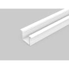 ENGITECHS - PR2021B PROFIL ALUMINIUM ENCASTRE BLANC 1CM + CAPOT