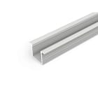 ENGITECHS - PR2021B PROFIL ALUMINIUM ENCASTRE GRIS 2M + CAPOT
