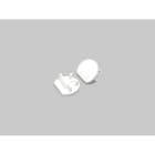 ENGITECHS - PR2023 BOUCHON DE FINITION EN MATIERE PLASTIQUE BLANC VENDU PAR LOT DE 2
