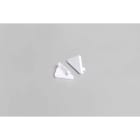 ENGITECHS - PR2027 BOUCHON DE FINITION EN MATIERE PLASTIQUE BLANC VENDU PAR LOT DE 2