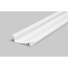 ENGITECHS - PR2028H PROFIL ALUMINIUM ENCAS BLANC 2M + CAPOT