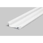 ENGITECHS - PR2028H PROFIL ALUMINIUM ENCAS BLANC 1CM + CAPOT