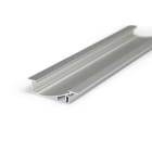 ENGITECHS - PR2028H PROFIL ALUMINIUM ENCAS GRIS 2M + CAPOT