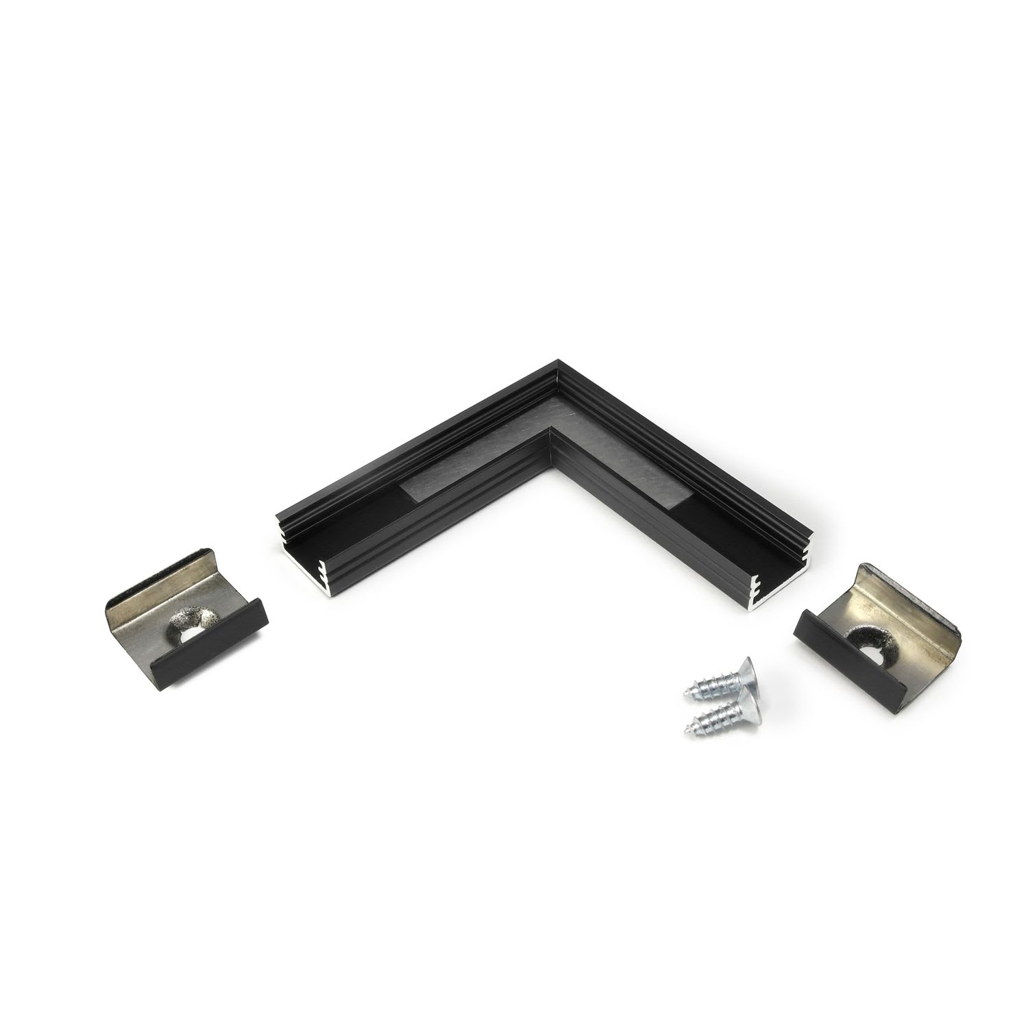 ENGITECHS - PR2029 CONNECTEUR D'ANGLE 90 DEGRES NOIR VENDU A L'UNITE