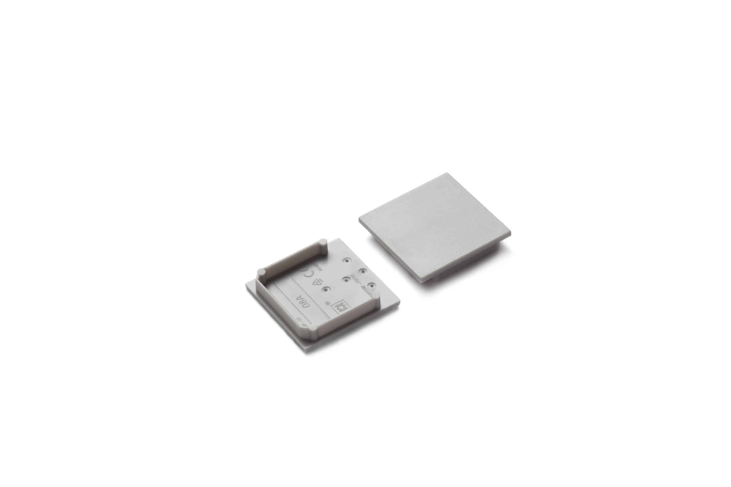 ENGITECHS - PR2030-08 BOUCHON DE FINITION EN MATIERE PLASTIQUE GRIS VENDU PAR LOT DE 2
