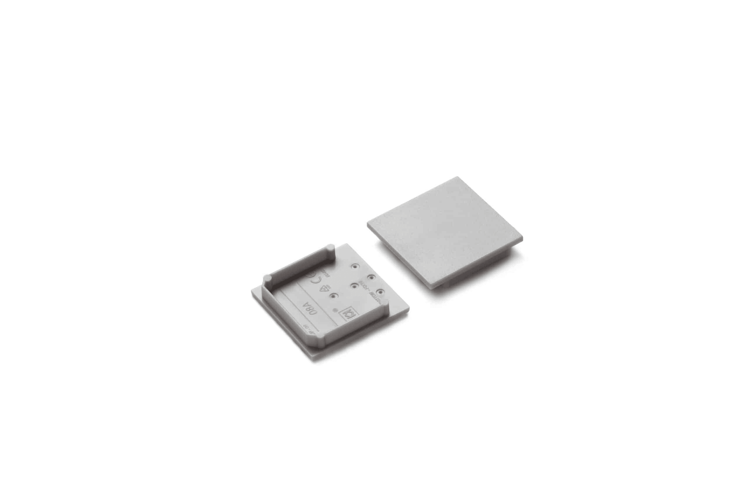 ENGITECHS - PR2030-08 BOUCHON DE FINITION EN MATIERE PLASTIQUE GRIS VENDU PAR LOT DE 2