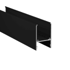 ENGITECHS - PR2010-0103-C9 PROFIL ALUMINIUM SAILLIE NOIR 1CM + CAPOT