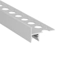 ENGITECHS - PR2032 PROFIL ALU NEZ DE MARCHE GRIS 1CM A CARRELER
