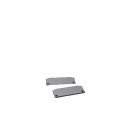 ENGITECHS - PR4005 BOUCHON DE FINITION EN MATIERE PLASTIQUE GRIS VENDU PAR LOT DE 2